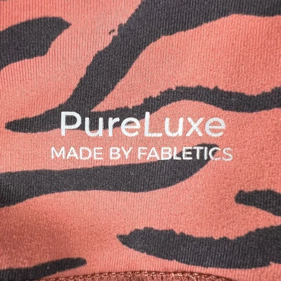 Fabletics PureLuxe Twist Leggings Womens Size XS Brown Black - Picture 10 of 15